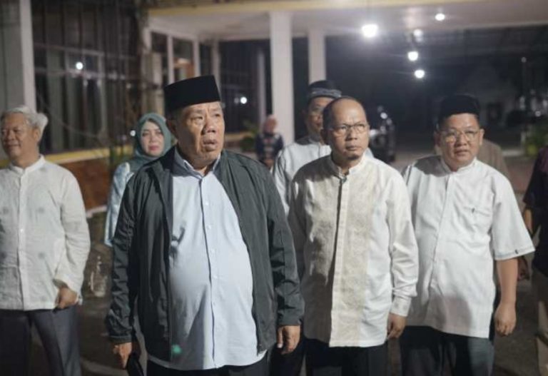 Jalin Silaturrahmi Gubernur Babel Sambangi Rumah Dinas Bupati Bangka Tengah