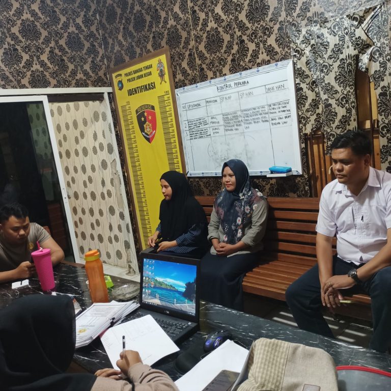 Warga Resah Pencurian Kabel Marak, Pemdes Perlang Dampingi Korban Melapor ke Polsek Lubuk Besar