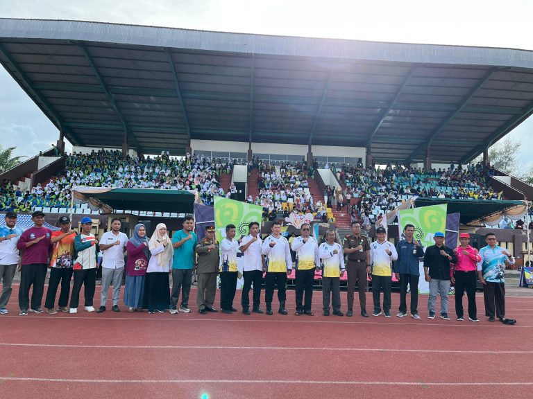 Sekda Bangka Tengah Buka PMBKS AKSI 2026 di Stadion Pemkab