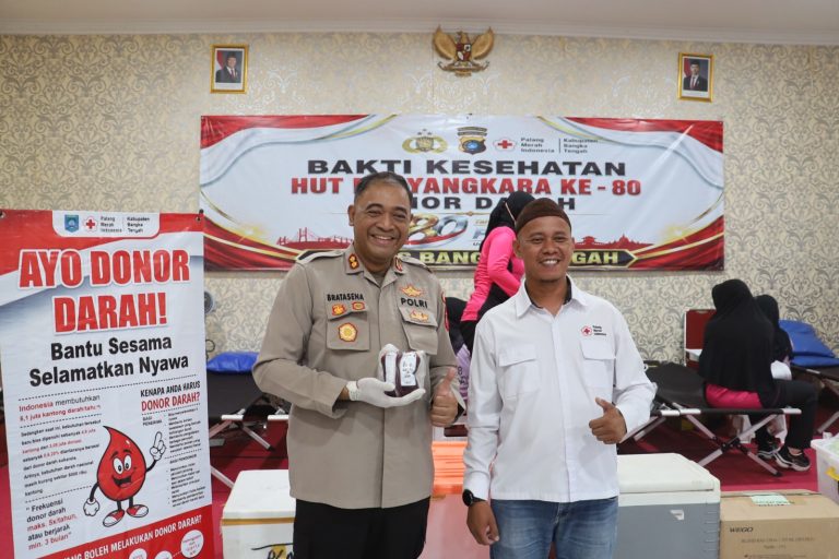 Polres Bateng Gelar Bakti Kesehatan dan Donor Darah, Wujud Kepedulian Menyambut HUT Bhayangkara ke-80
