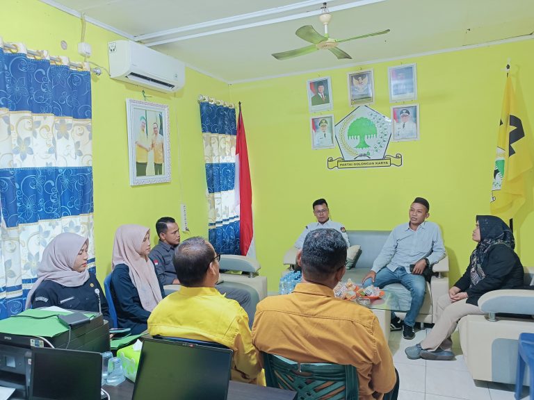 Bawaslu Bangka Tengah Awasi Sosialisasi Pemutahiran Data Parpol