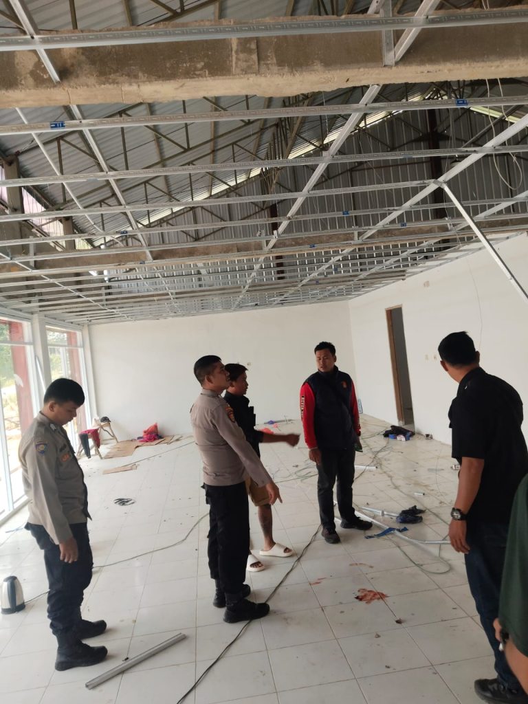 Polsek Simpang Katis Selidiki Kecelakaan Kerja di Proyek KDMP, Respons Cepat Berawal dari Laporan Call Center Polri 110