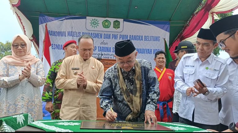 Mendikdasmen RI Resmikan Revitalisasi SMP Taruna Sains Muhammadiyah Koba