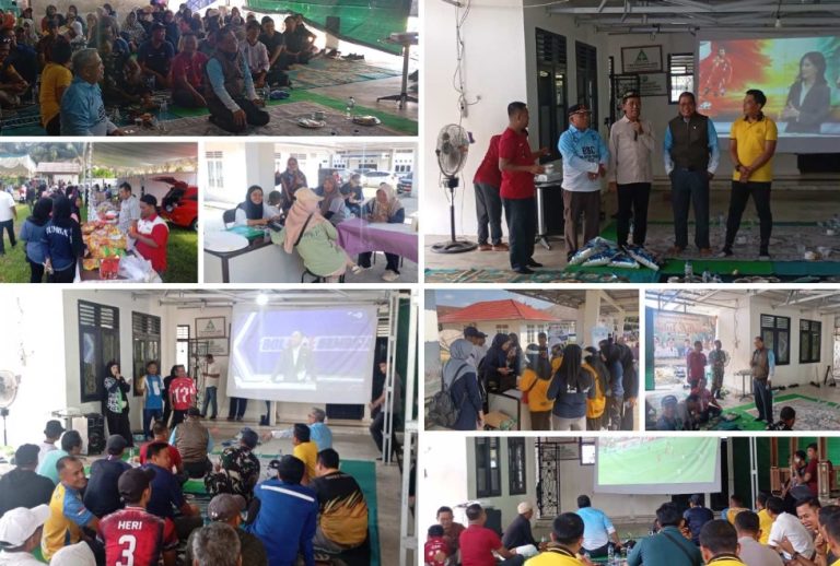 Nobar Piala Dunia di Simpang Katis, Pemda Bangka Tengah Berikan Pelayanan Terpadu Bagi Masyarakat