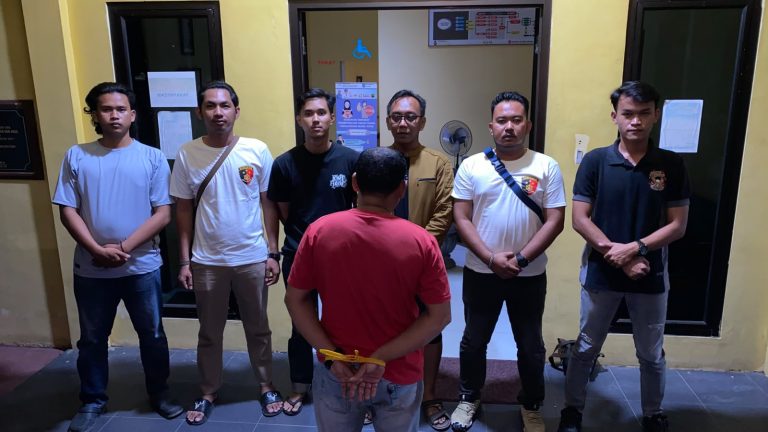 Satreskrim Polres Bangka Tengah Amankan Tersangka Dugaan Pelecehan Seksual terhadap Anak