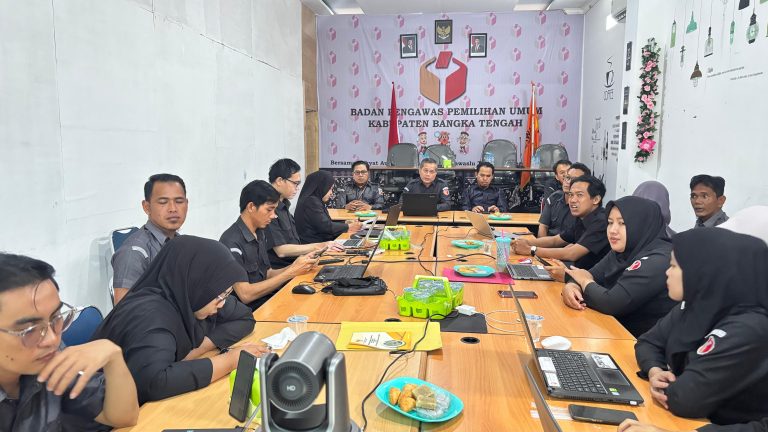 Libatkan KI Babel, Bawaslu Bangka Tengah Perkuat Pengelolaan Layanan Informasi Publik