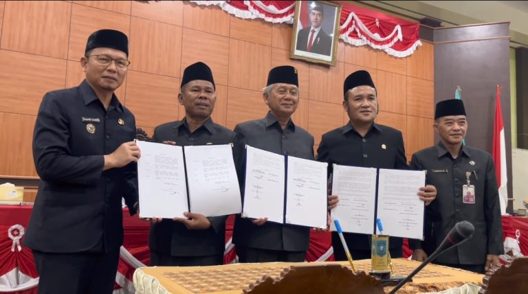 DPRD Bangka Tengah Sahkan Perda Perubahan APBD Bangka Tengah