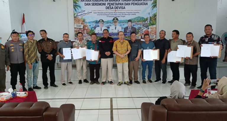 10 Desa di Bangka Tengah Ditetapkan Sebagai Desa Devisa