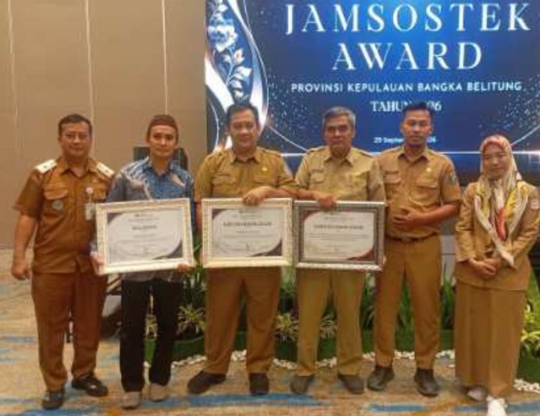 Perkuat Jamkes Ketenagakerjaan Pemkab Bangka Tengah Raih Tiga Penghargaan