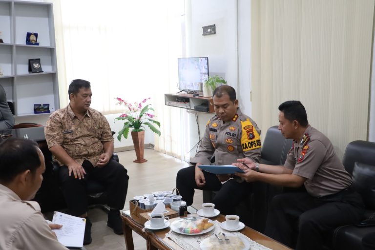 Polres Bangka Tengah Koordinasi dengan Disnaker, Dukung Program Kapolri Polisi Peduli Pengangguran