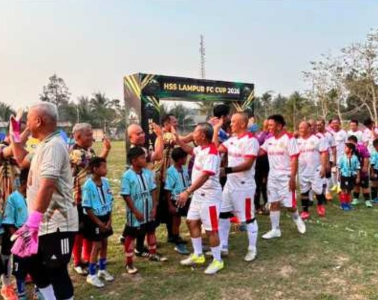 Pemkab Bateng FC VS DPRD Bateng FC Imbang di Turnamen Sepakbola HSS Lampur FC Cup 2026
