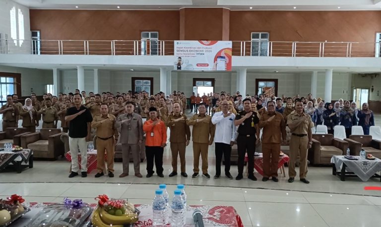Pemkab Bangka Tengah Gelar Rakor dan Evaluasi Sensus Ekonomi 2026